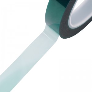 BOPU kell ellátni zöld magas hőmérsékletű szalag, akkumulátor magas hőmérsékletű szalag,nedvességálló és olajálló kétoldalas szalag